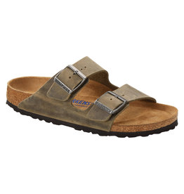 Birkenstock Birkenstock Arizona Soft Footbed -  Oiled Leather (Men - Regular) - Faded Khaki