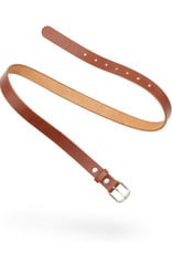 Fab - Ceinture en cuir brun mat