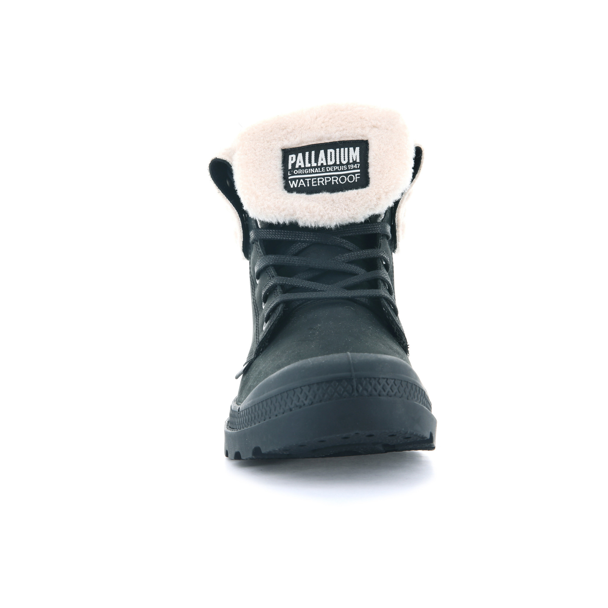 Raap bladeren op Mooie vrouw Gronden Palladium Baggy Lth Ess WPS Wool - Black - Bottes et Baskets