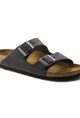 Birkenstock Birkenstock Arizona en Cuir Huilé (Femmes - Étroit) - Black