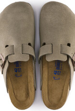 Birkenstock Birkenstock Boston Soft Footbed Suede (Regular) - Taupe