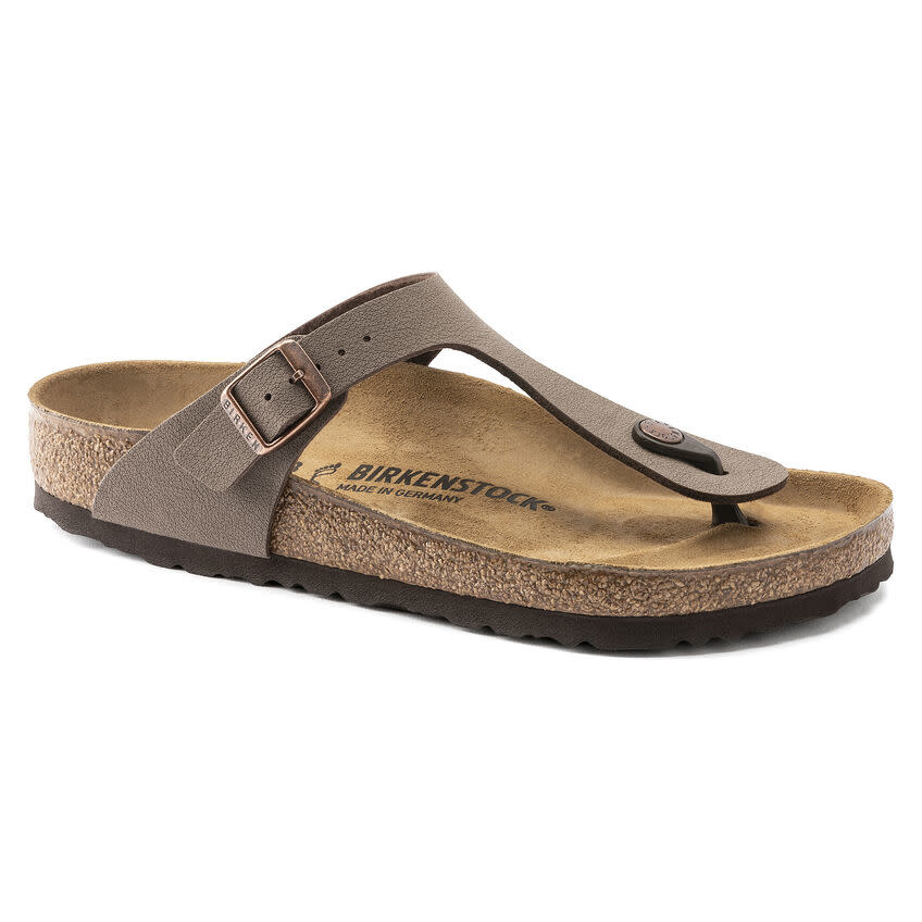 Birkenstock Birkenstock Gizeh Birkibuc (Women - Regular) - Mocha