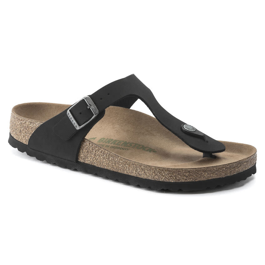 Birkenstock Birkenstock Gizeh Vegan - Birkibuc (Femme - Régulier) - Black