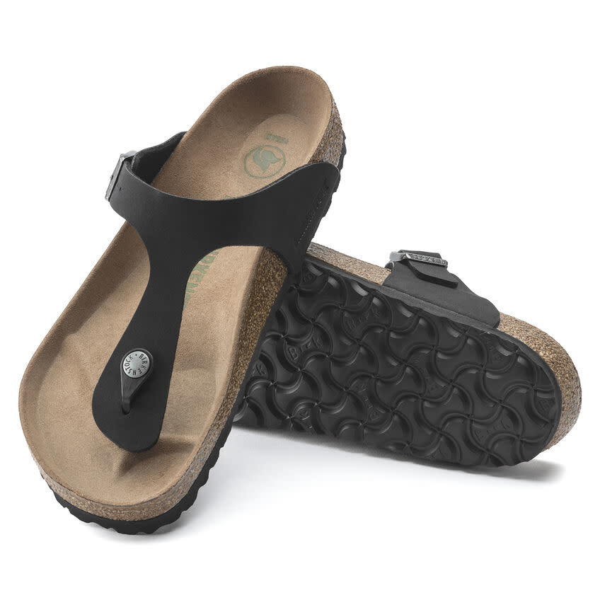 Birkenstock Birkenstock Gizeh Vegan - Birkibuc (Women - Regular) - Black