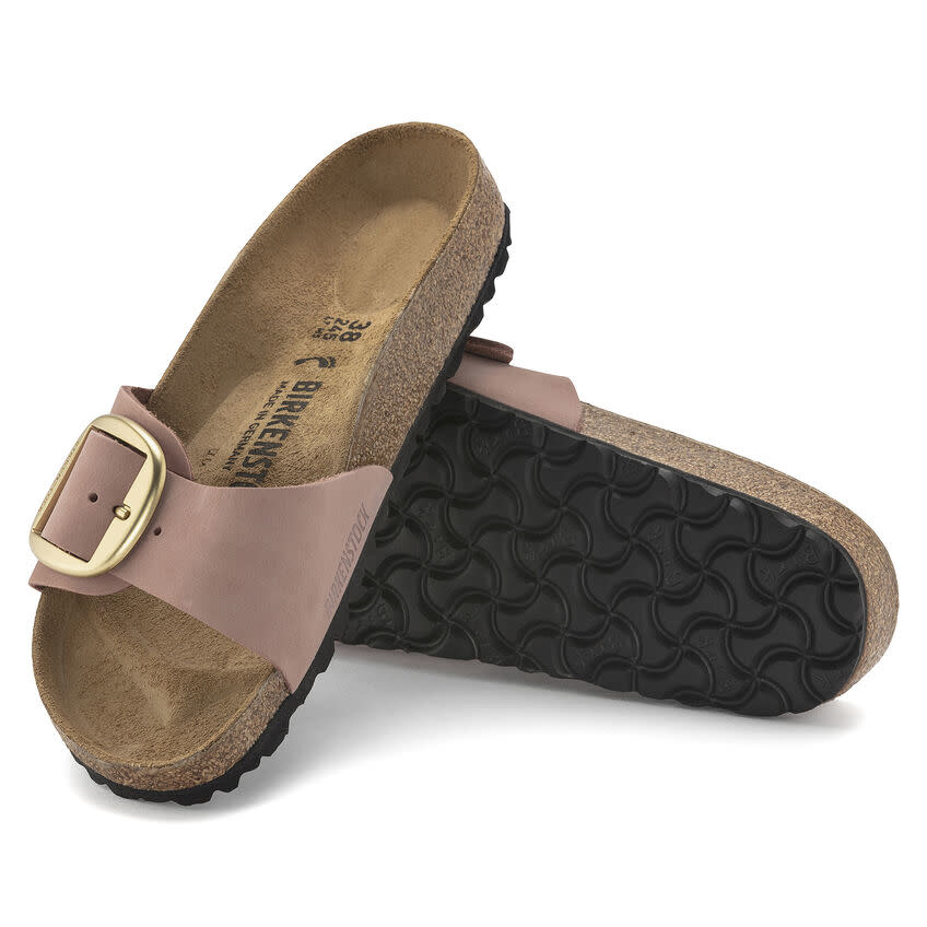 Birkenstock Birkenstock Madrid Big Buckle Nubuck (Women - Narrow) - Old Rose