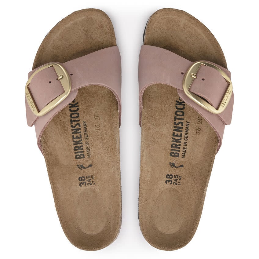 Birkenstock Birkenstock Madrid Big Buckle Nubuck (Women - Narrow) - Old Rose