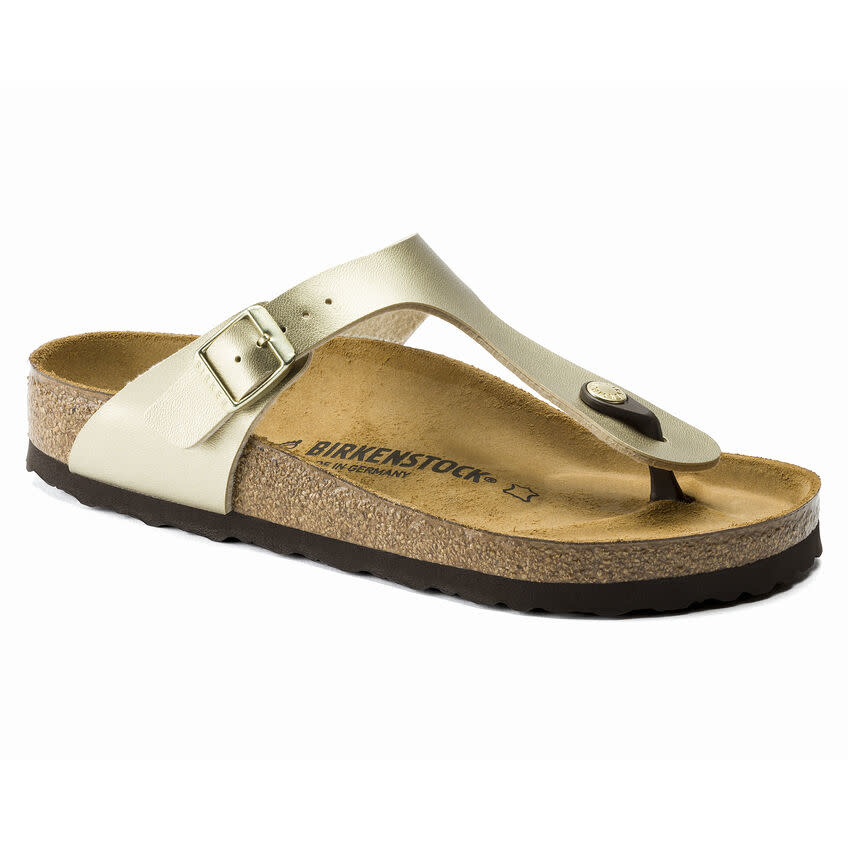 Birkenstock Birkenstock Gizeh Birko-Flor (Women - Regular) - Gold