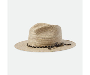 Brixton Messer Western Straw Fedora - Natural