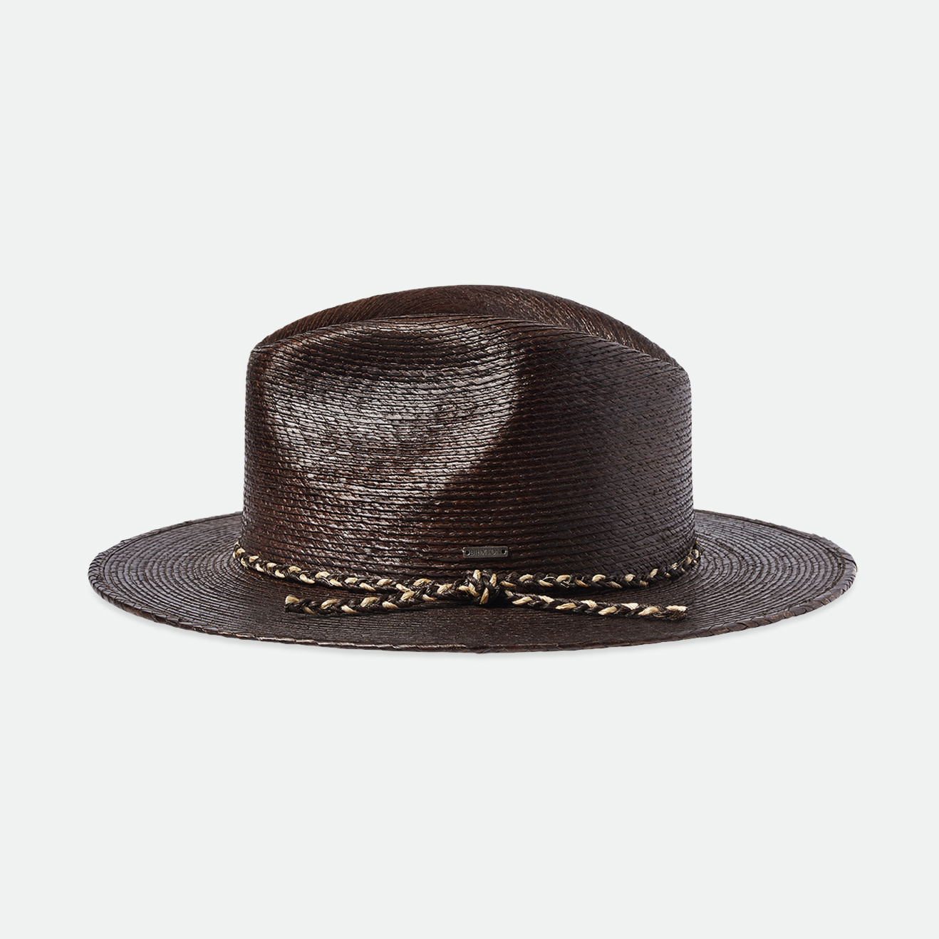 Brixton Brixton Messer Western Straw Fedora - Dark Earth