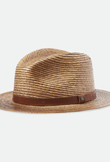 Brixton Brixton Messer Straw Fedora - Toffee