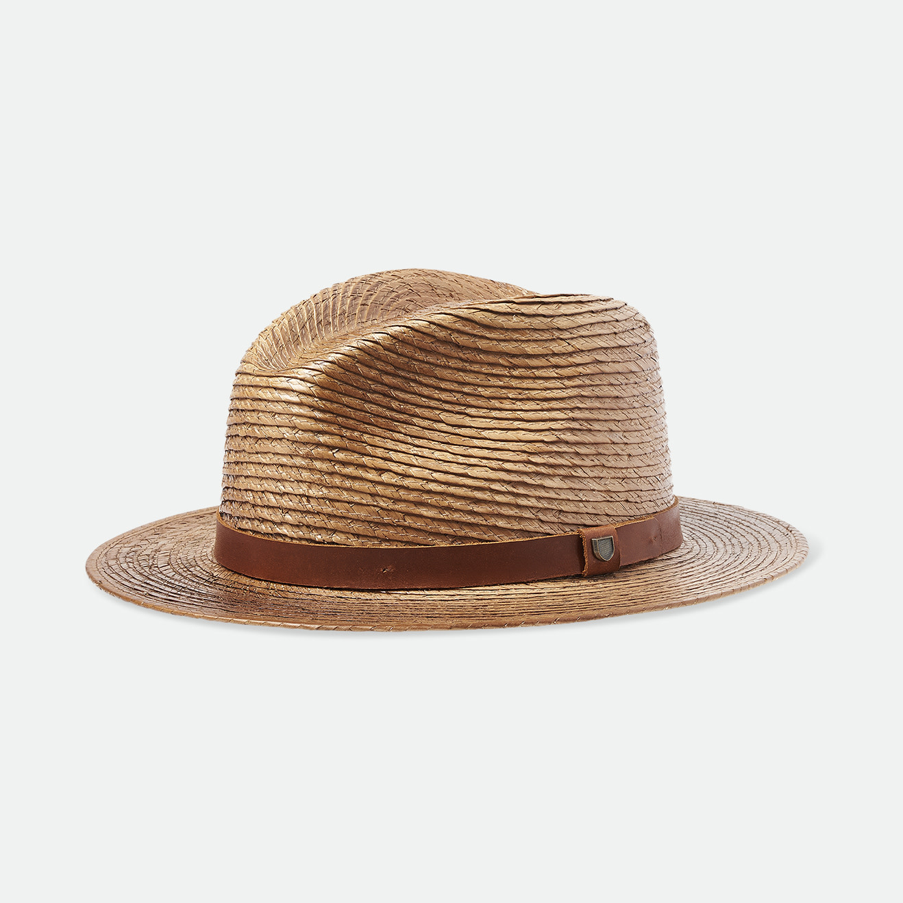 Brixton Brixton Messer Straw Fedora - Toffee