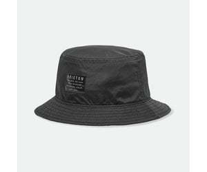 Brixton Vintage Nylon Packable Bucket Hat - Black - Bottes et Baskets