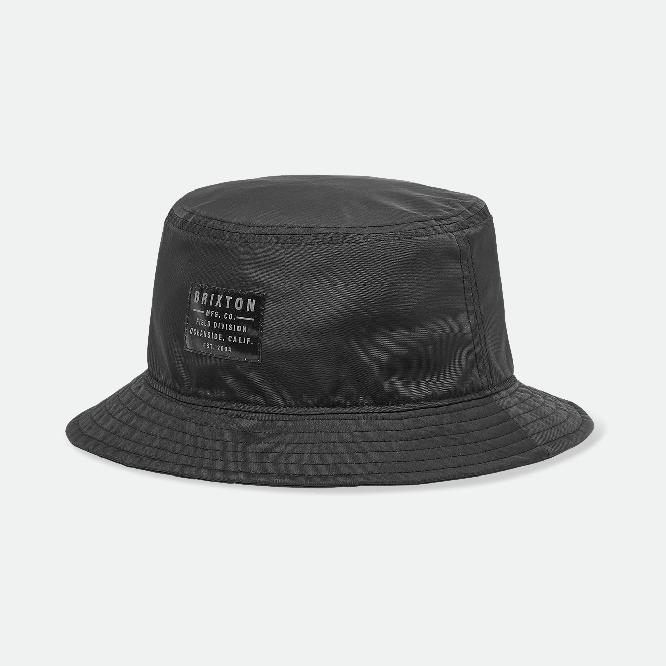 Brixton Brixton Vintage Nylon Packable Bucket Hat - Black