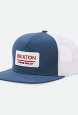 Brixton Brixton Palmer Proper MP Trucker Hat - Pacific Blue/White