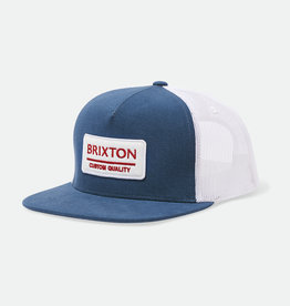 Brixton Brixton Palmer Proper MP Trucker Hat - Pacific Blue/White