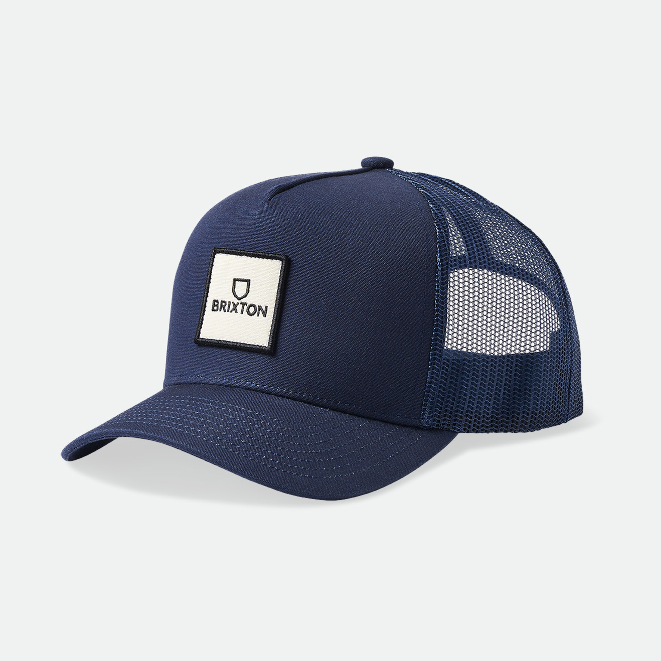 Brixton Brixton Alpha Block X C MP Mesh Cap - Washed Navy/Washed Navy