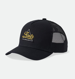 Brixton Brixton Earlston  X C MP Trucker Hat - Black/Black