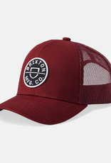 Brixton Brixton Crest X MP Mesh Cap - Burgundy/Burgundy