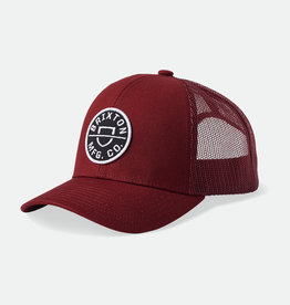 Brixton Brixton Crest X MP Mesh Cap - Burgundy/Burgundy