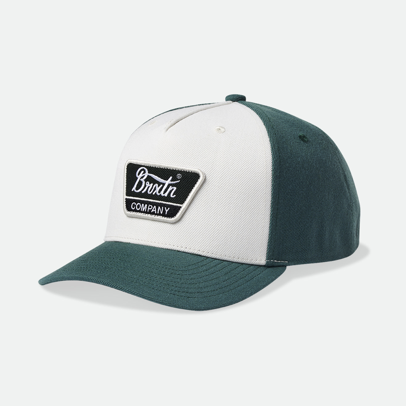 Brixton Linwood C MP Snapback - Spruce/Off White