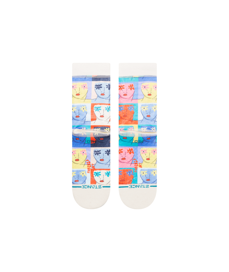 Stance Stance Wo Flower Faces - Off White