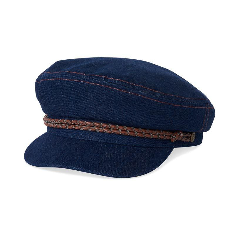 Brixton Brixton Fiddler Cap - Washed Denim