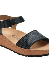 Birkenstock Birkenstock Papillio Glenda - Nubuck (Femmes - Étroit) - Black Raffia/Leather