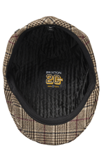 Brixton Brixton 20Th Anniversary Hooligan Flannel Snap Cap - Brown Plaid