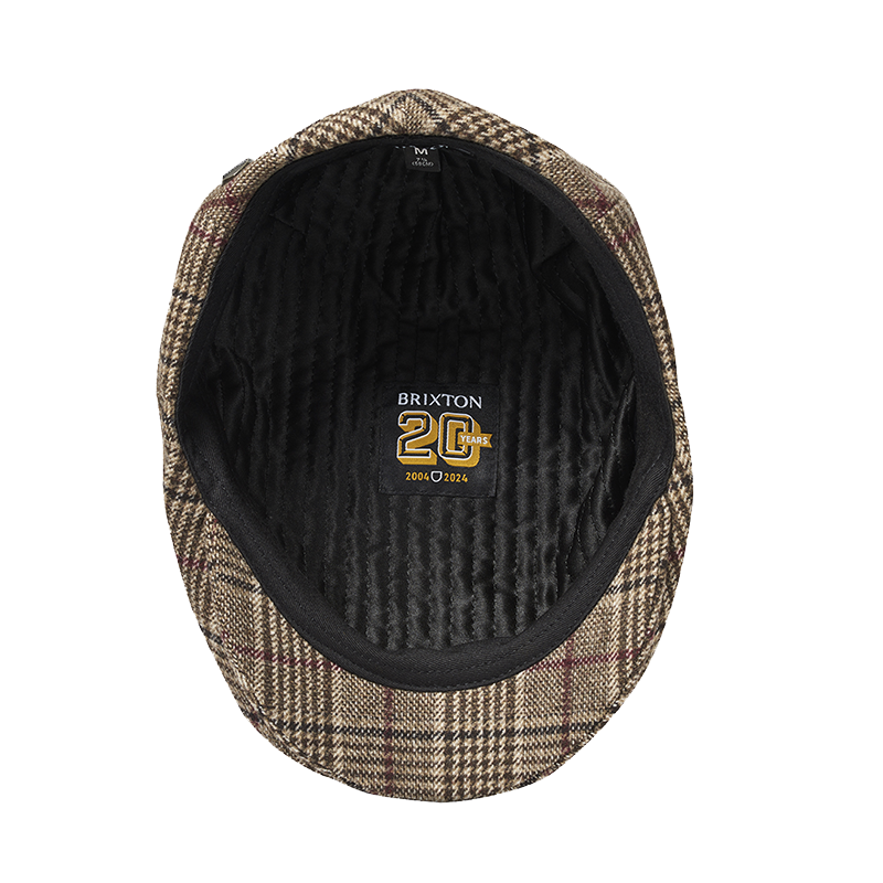 Brixton Brixton 20Th Anniversary Hooligan Flannel Snap Cap - Brown Plaid