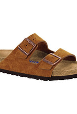 Birkenstock Birkenstock Arizona Soft Footbed -  Suede Leather  (Women - Narrow) - Vison (Mink)