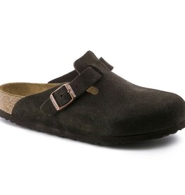 Birkenstock Birkenstock Boston Soft Footbed Suede (Regular) - Mocha