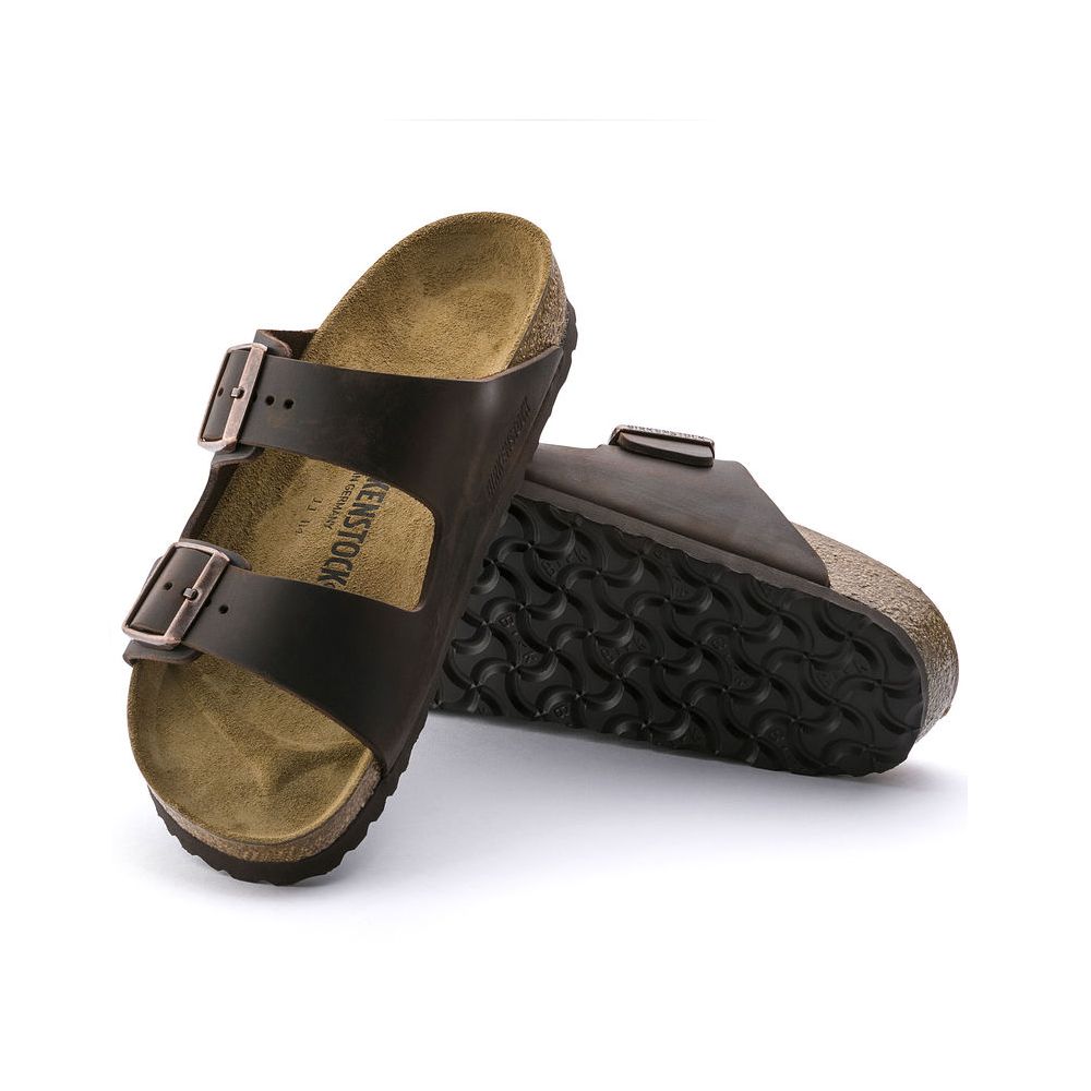 Birkenstock Birkenstock Arizona en Cuir Huilé (Hommes - Régulier) - Habana