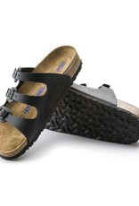 Birkenstock Birkenstock Florida Soft Footbed Birko-Flor (Women - Narrow) - Black