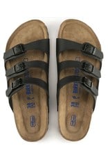 Birkenstock Birkenstock Florida Soft Footbed Birko-Flor (Women - Narrow) - Black