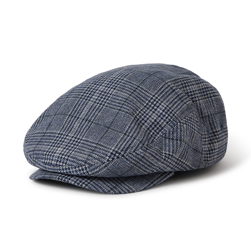 Brixton Brixton Hooligan LW Snap Cap - Blue/Off White Houndstooth