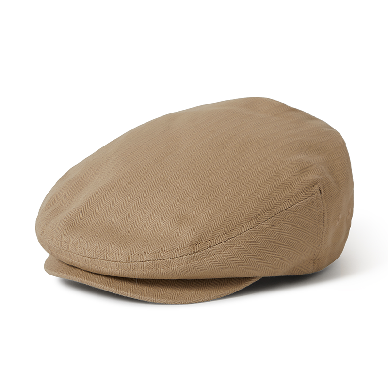 Brixton Brixton Hooligan LW Snap Cap - Khaki/Sand Herringbone