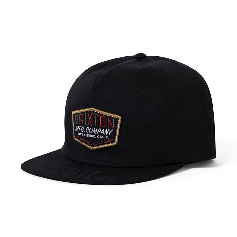 Brixton Brixton Coleson HP Snapback - Black/Burgundy