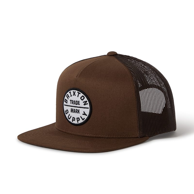 Brixton Brixton Oath MP Trucker Hat - Pinecone Brown/Pinecone Brown