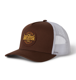Brixton Brixton Gibson C NP MP Trucker Hat - Brown/Off White