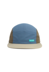 Topo Designs Topo Designs Nylon Camp Hat - Vintage Blue (Stone Blue Block)