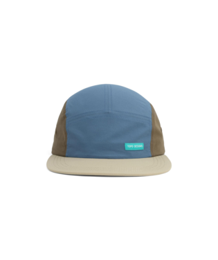 Topo Designs Topo Designs Nylon Camp Hat - Vintage Blue (Stone Blue Block)