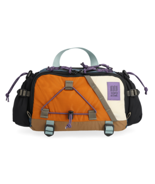 Topo Designs Topo Designs Mountain Hydro Hip Pack - Pond Blue/Spice