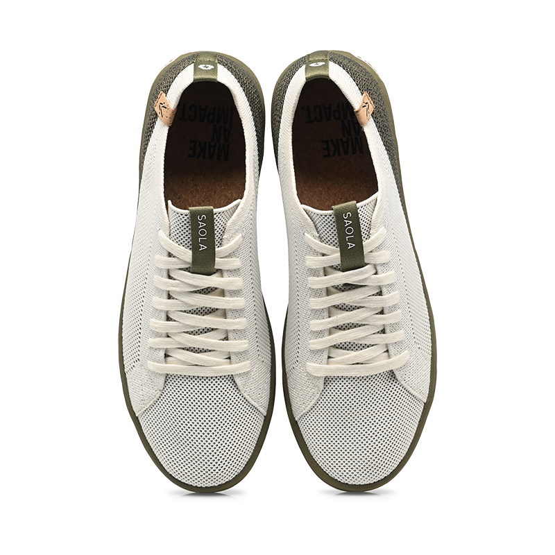 Saola Saola Cannon Knit 2.0 - White/Burnt Olive