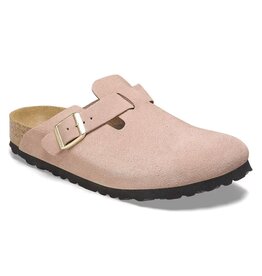 Birkenstock Birkenstock Boston Suede (Women - Narrow) - Light Rose