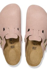 Birkenstock Birkenstock Boston Suede (Women - Narrow) - Light Rose