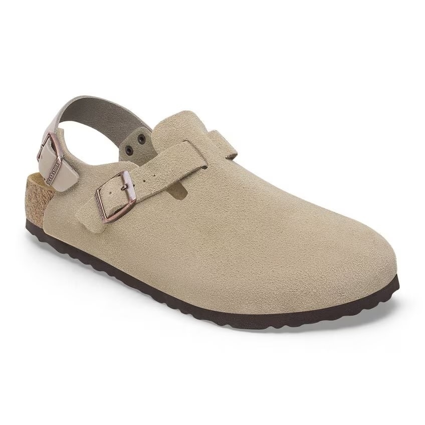 Birkenstock Birkenstock Tokio Suede (Women - Narrow) - Taupe
