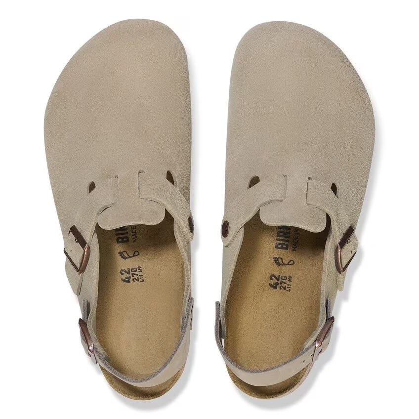 Birkenstock Birkenstock Tokio Suede (Women - Narrow) - Taupe