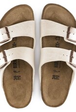 Birkenstock Birkenstock Arizona Birko-Flor (Women - Regular) - Graceful Pearl White