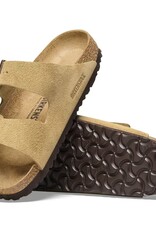 Birkenstock Birkenstock Arizona - Suede Leather  (Women - Regular) - Latte Cream