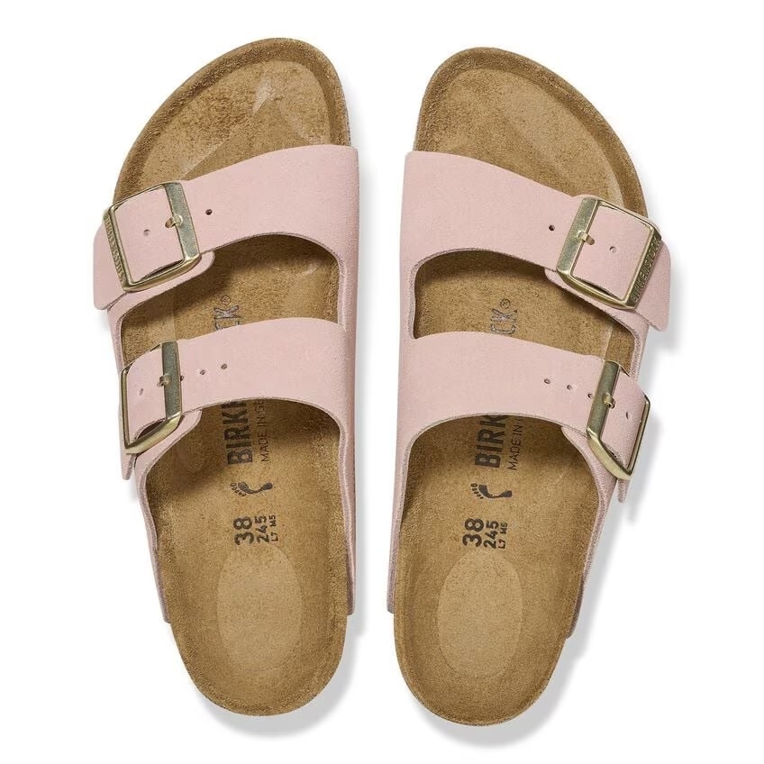 Birkenstock Birkenstock Arizona - Suede Leather (Femmes - Régulier) - Light Rose